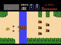 une photo d'Ã©cran de The Legend of Zelda sur Nintendo Nes